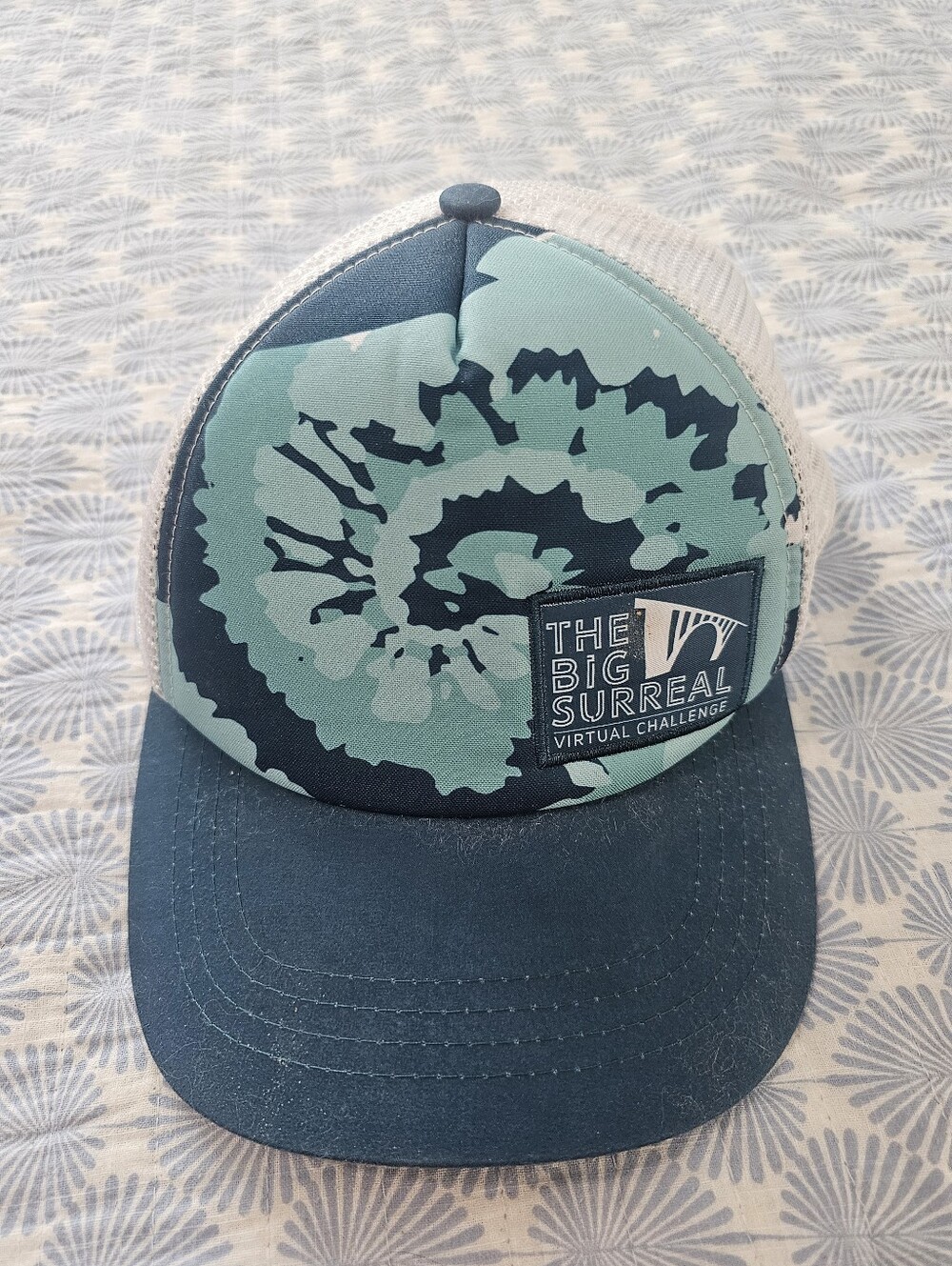 One Size Big Surreal Challenge Running Themed Adjustable Boco Trucker Hat
